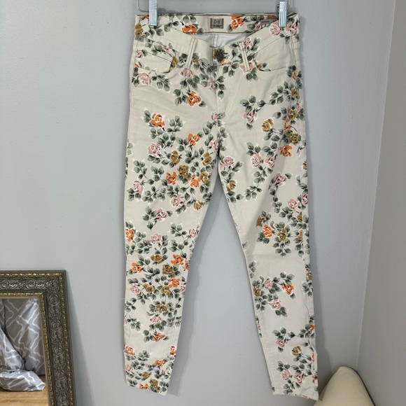 Citizen of Humanity Thompson floral medium rise 29” skinny size 27 - Picture 2 of 8